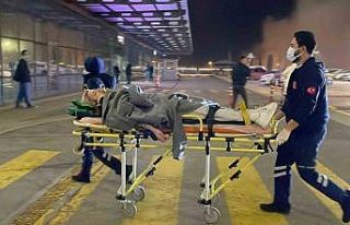 Kaldırımdan 10 metre aşağıdaki toprak zemine...