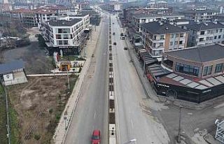 Kampüse çıkan caddelerde estetik düzenleme