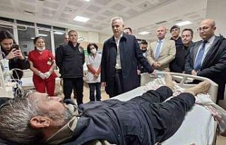 Karaman Valisi Çiçekli, yeni yıla kurumları ziyaret...