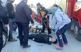 Karaman’da otomobilin çarptığı yaya yaralandı