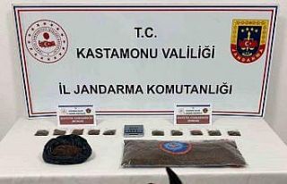 Kastamonu’da 2 kilogram sentetik kannabinoid ele...