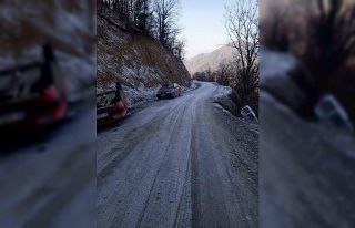 Kastamonu’da gizli buzlanma kazaları beraberinde...