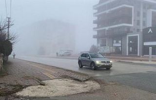 Kastamonu’da sis ulaşımı olumsuz etkiledi