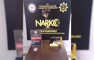 Kastamonu’da uyuşturucuyla yakalanan şahıs gözaltına...