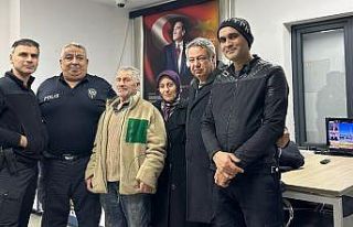 Kaybolan yaşlı adam, polis ekiplerince kısa sürede...