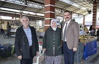 Kaymakam Ali Ekber Ateş, Atça esnafıyla buluştu