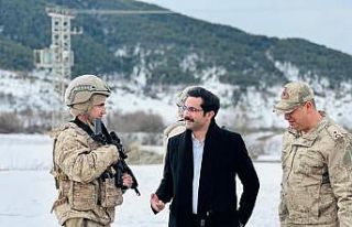 Kaymakam Köroğlu, uygulama noktasında denetimde...