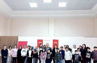 Kaymakam Öztürk çocuklarla birlikte etkinlik yaptı