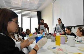 KAYMEK’in yarıyıl tatili etkinliğine öğrencilerden...