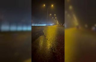 Kazdağları’nda eriyen karlar ve sağanak Edremit’te...