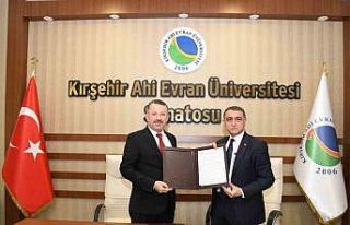 KBU ile Ahi Evran Üniversitesi arasında iş birliği...