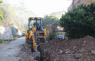 Kemer Aslanbucak’ın içme suyu hattı yenileniyor