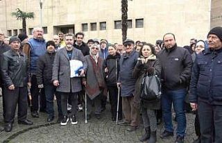 Kentsel dönüşüm projesiyle anlaştığı ev sahiplerinin...