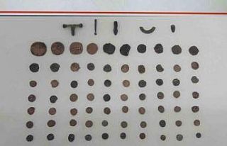 Kırıkkale’de 80 adet Bizans sikkesi ve 5 obje...