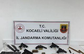 Kocaeli merkezli silah kaçakçılığı operasyonu:...