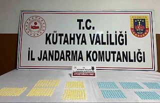 Kütahya’da 966 adet uyuşturucu hap ele geçirildi,...