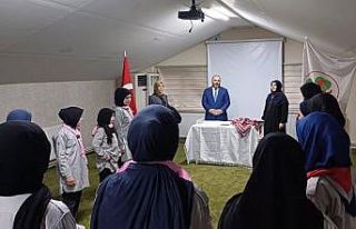 Kütahya’da izci öğrencilere yönelik kamp düzenlendi