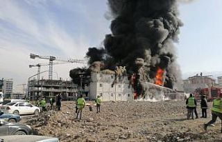 Malatya’da işçilerin konakladığı konteynerlerdeki...