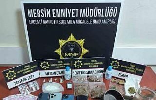 Mersin Erdemli’de uyuşturucu taciri 3 şüpheli...