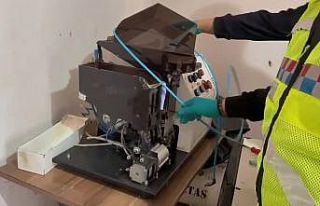 Mersin’de evi sigara dolum tesisine çeviren 3 şüpheli...