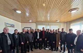 MHP İl Başkanı Yurdagül, Pasinler’de muhtarlarla...