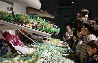 Minik doğa kaşifleri dondurulmuş hayvan müzesini...