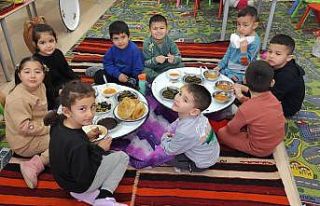 Minik öğrenciler kültürlerini uygulamalı öğrendi