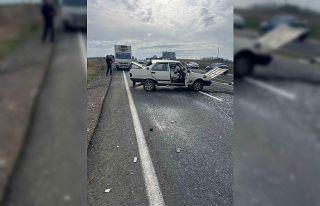 Muratlı-Tekirdağ karayolunda kaza: 2 yaralı