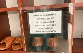 Namaz kılarken hayatını kaybeden hayırsever vatandaşa...