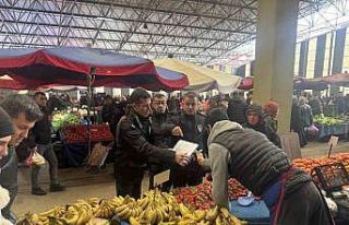 Odunpazarı zabıta ekiplerinden semt pazarlarında...