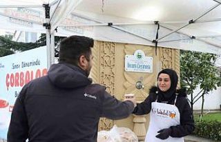 Öğrencilere sabah çorbası İnegöl Belediyesi’nden