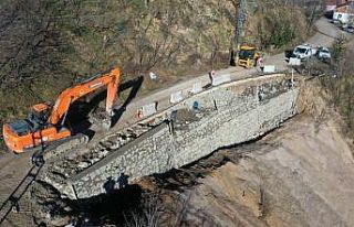 Ordu’da 30 kilometrelik yol, taş duvar ile koruma...