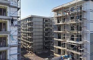 Osmaniye’de rezerv alandaki binalar yükseliyor