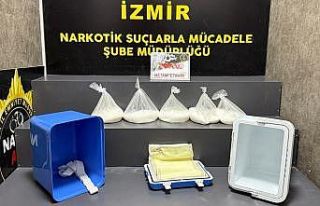 Piknik termosundan 5 kilogram uyuşturucu çıktı