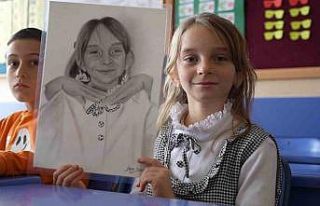 ‘Resimlerle Çocuklara Umut Ol’dular