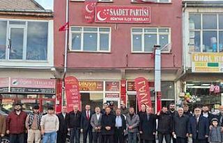 Saadet Partisi Bünyan İlçesinde Mehmet Sarıçiçek...