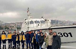 Sahil Güvenlik Komutanlığı, tıbbi tahliye eğitimi...