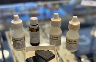 Sahte altın mihenk taşı ve ayar suyu ile tespit...