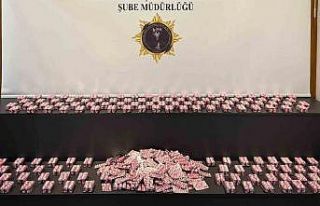 Samsun’da 10 bin 580 adet sentetik ecza ele geçirildi