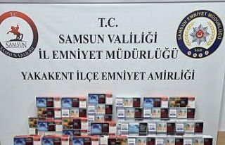 Samsun’da 20 bin adet makaron ve 25 kilo kaçak...
