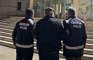 Samsun’da 45 yıl hapis cezası bulunan şahıs...