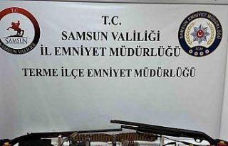 Samsun’da silah operasyonu