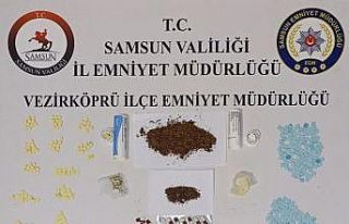 Samsun’da uyuşturucuyla yakalanan 2 kişi gözaltına...