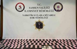 Samsun’da uyuşturucuyla yakalanan 3 kişi gözaltına...