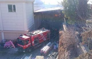 Şanlıurfa’da tekstil fabrikasında yangın