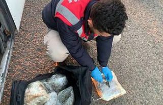 Şanlıurfa’da yolcu otobüsünde uyuşturucu ele...