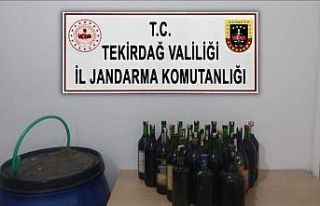 Saray’da el yapımı şarap ele geçirildi