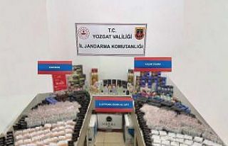 Sarıkaya’da 17 bin 800 adet makaron ele geçirildi