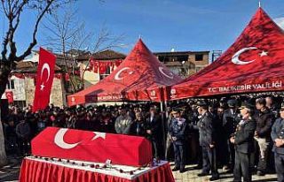 Şehit polis memuru Emirhan Aramış son yolculuğuna...