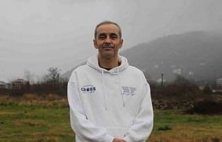 Sevimli köpek ’Kaju’ 530 metre yükseklikten...